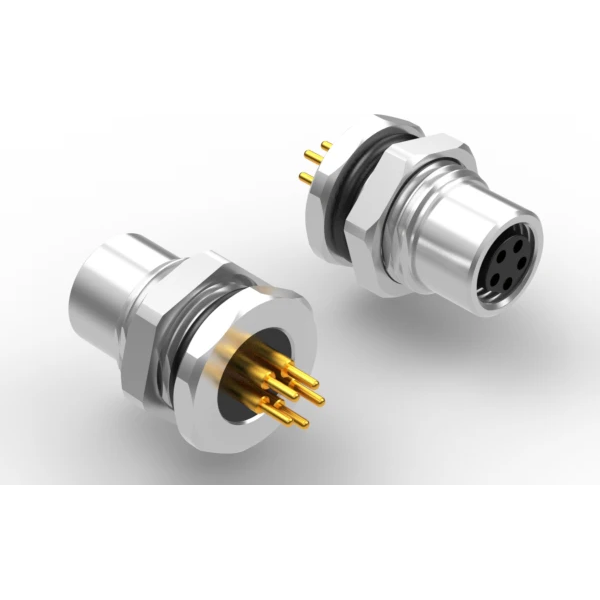 Tensility International-54-00315 Steckverbinder, rund Conn M8 Circular SKT 5 POS Solder ST Thru-Hole 5 Terminal 1 Port