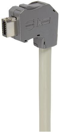 HARTING Technology Group-09451819023XL Cable Assembly Other IX Industrial, IDC Termination Cable Assembly, Angled