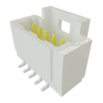 Conn Shrouded Header (4 Sides) HDR 5 POS 1mm Solder ST Top Entry SMD Micro Mate™ T/R