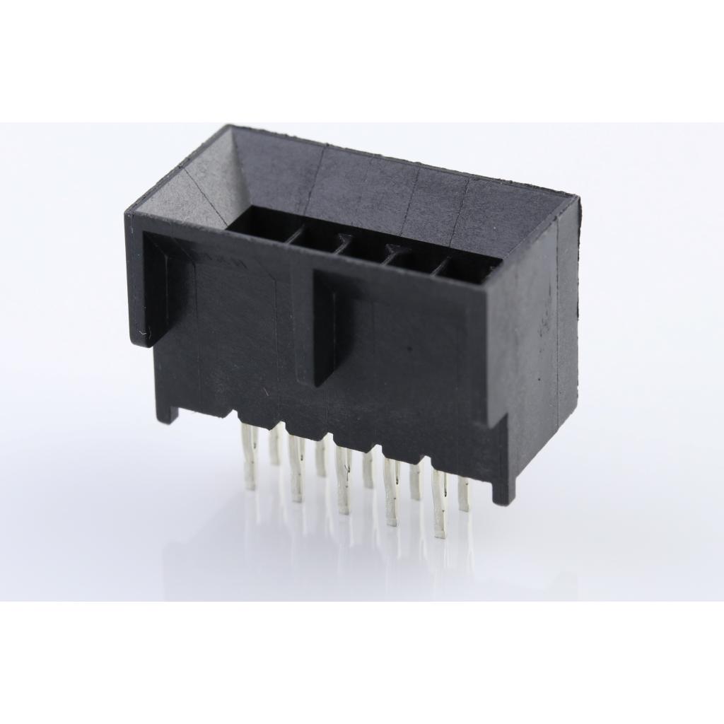 Molex-0452801001 Connector Headers and PCB Receptacles Conn Wire to Board HDR 10Power POS 3mm Press Fit ST Top Entry Thru-Hole Micro-Fit BMI CPI Tray