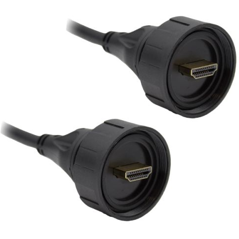 Bulgin Components PLC-PX0868/3M00  HDMI Sealed Plug to Sealed Plug 3m Cable