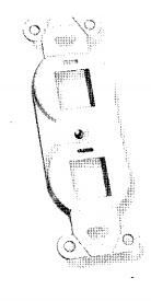 TE Connectivity-1116618-4 连接器配件 2-Port Duplex Mounting Straps