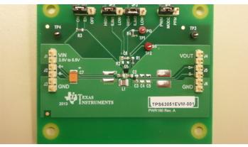Texas Instruments-TPS63051EVM-180 Power Management Development Boards and Kits TPS63051 DC to DC Converter and Switching Regulator Chip 3.267V to 3.33V Output Evaluation Board