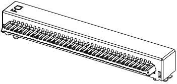 Amphenol Communications Solutions-10138400-111111LF Steckverbinder, Kartenrand Conn Card Edge M 11 POS 1mm Solder RA SMD T/R