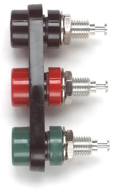 Pomona Electronics-4601-0 电子测试设备连接器 Conn Banana F 1/1/1 POS Solder ST Panel Mount 3 Port