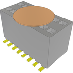 Conn Socket Strip SKT 16 POS 1.27mm Solder ST SMD Tube