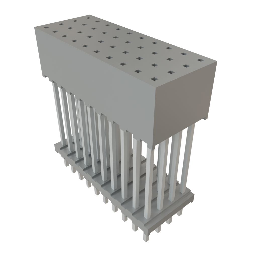 Samtec-ESQT-110-02-M-Q-740 Connector Headers and PCB Receptacles Conn Elevated Socket SKT 40 POS 2mm Solder ST Top Entry Thru-Hole Bulk