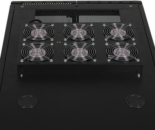 Eaton-SRXFANROOF null SmartRack Roof-Mounted Fan Panel - 6 208/240V high-performance fans, 420 CFM, C14 inlet