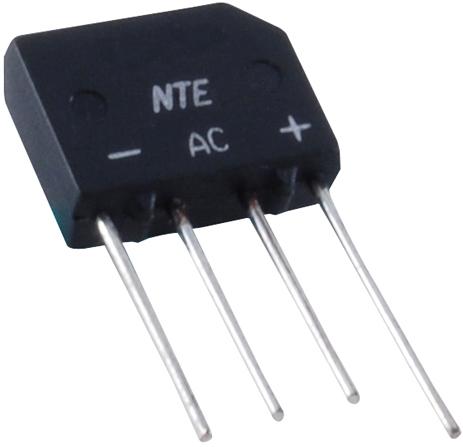 NTE Electronics-NTE169 Brückengleichrichter Rectifier Bridge Diode Single 600V 2A 4-Pin