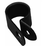 NTE Electronics-04-CCL1870 null Cable Management, Clamp Nylon Black Screw Mount 4.8mm Bag