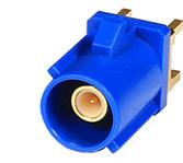 Molex-73403-6242 RF-Steckverbinder Conn SMB 0Hz to 6GHz 50Ohm Solder ST Thru-Hole RCP Gold Tray