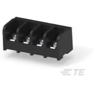 TE Connectivity-6-1437652-8 连接器接线板 Conn Barrier Strip 4 POS 9.53mm Solder ST Thru-Hole 25A/Contact