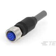 TE Connectivity-2273041-3 其他电缆组件 Sensor Cable5m 24AWG M12 Circular 8 POS SKT Box