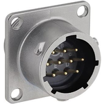Eaton-UT0X012E10P Steckverbinder, rund Conn Circular PIN 10 POS Solder Cup ST Flange Mount 10 Terminal 1 Port