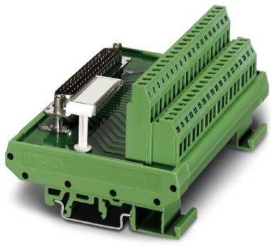 PHOENIX CONTACT-2281131 Schnittstellenmodule VARIOFACE module, with screw connection and D-Subminiature pin strip, for mounting on NS 35/7.5 or NS 32,15-pos.