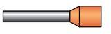 Altech Corporation-2201.0/100 Terminales del conductor Ferrules Terminal 20AWG Orange M 14mm Tin