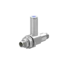 HUBER+SUHNER-3400.31.0024 Connector RF Conn 4.3/10 Adapter 380MHz to 700MHz 50Ohm ST F/F Silver