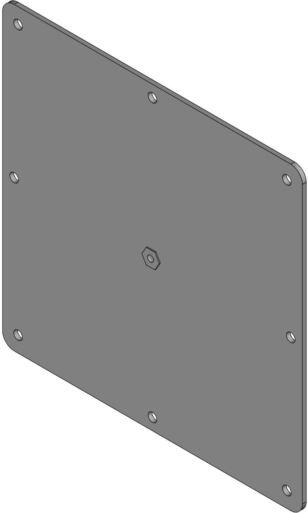 Hammond Manufacturing-1487EH Kabelzubehör Cable Accessories Solid Wall Square Steel Gray