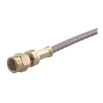 Conn SMC 0Hz to 10GHz 50Ohm Crimp ST Cable Mount PL Gold Over Nickel Single