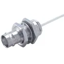 HUBER+SUHNER-24_BNC-50-3-5/133_NE RF-Steckverbinder Conn BNC 0Hz to 4GHz 50Ohm Clamp/Solder ST Cable Mount F Gold Over Nickel Single