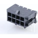 Conn Wire to Board HDR 8 POS 3mm Solder RA Side Entry Thru-Hole Tray