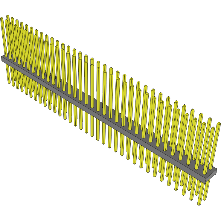 Samtec-MTMM-134-15-G-D-470 Steckverbinderleisten und Leiterplattenbuchsen Conn Unshrouded Header HDR 68 POS 2mm Solder ST Top Entry Thru-Hole Bulk