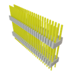 Conn Board Stacker HDR 50 POS 1.27mm Solder ST Thru-Hole Tube