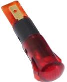 Mallory Sonalert Products-FL1P-8QJ-2-R24V Panel Mount Indicators LED Panel Mount Indicator Uni-Color Red 1500mcd 2-Pin Bulk