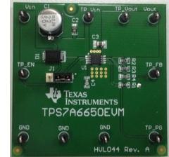 Texas Instruments-TPS7A6650EVM Power Management Development Boards and Kits TPS7A6650 Linear Regulator Evaluation Board