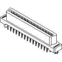 Molex-15-92-1430 Steckverbinder, SCSI Conn EBBI RCP 30 POS 2.54mm Solder ST Thru-Hole 30 Terminal 1 Port EBBI™ Tray
