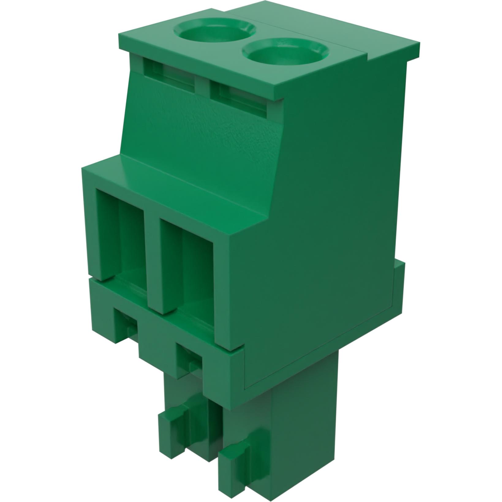 Molex-0395138002 连接器接线板 Conn Eurostyle Block F 2 POS 3.81mm Screw ST Cable Mount 8A/Contact Eurostyle™