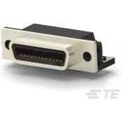 TE Connectivity-5553811-2 Connector SCSI PCB D-Sub Connectors, Receptacle, Cable-to-Board, 24 Position