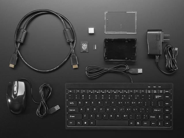 Adafruit Industries-1805 Misc Products Computer Starter Kit for Raspberry Pi 3
