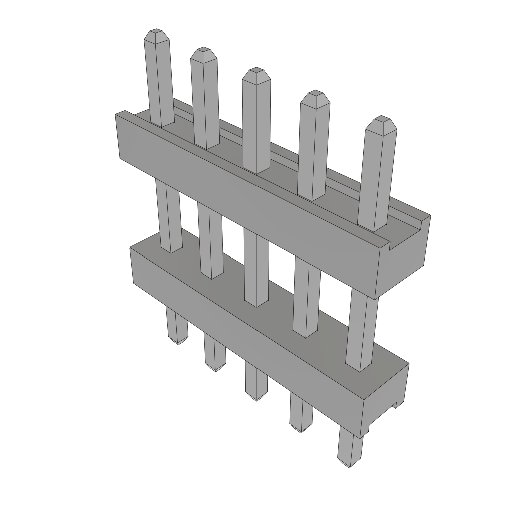 Samtec-TW-01-09-T-S-250-105 Steckverbinderleisten und Leiterplattenbuchsen Conn Board Stacker HDR 1 POS Solder ST Top Entry Thru-Hole Bulk
