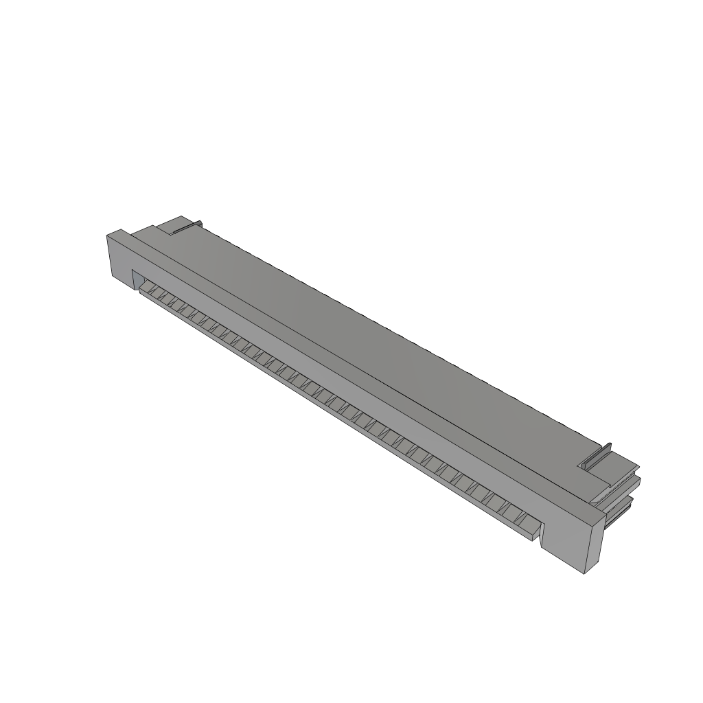 Samtec-ZF1-30-01-T-WT Raccordement FCC-FPC Conn FFC Connector SKT 30 POS 1mm Solder RA SMD Tube