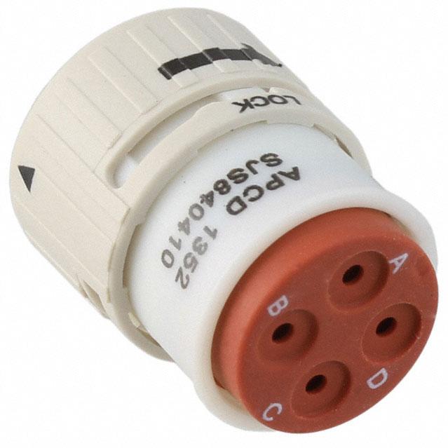 Amphenol-SJS840411 Steckverbinder, rund Conn Circular SKT 4 POS Crimp ST Cable Mount 4 Terminal 1 Port