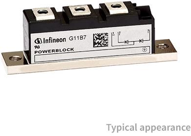 Infineon Technologies AG-DD89N16KHPSA1 Rectifiers Diode 1.6KV 89A 3-Pin PB20-1 Tray