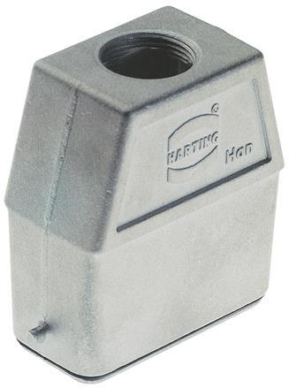 HARTING-09620250441 Schrumpfbalgenadapter Hood 180° 16A Shell Size Die Cast Aluminum Single Lock Han®
