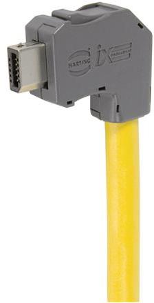 HARTING-09451812583XL Assemblaggio cavo Altro IX Industrial, IDC Termination Cable Assembly, Angled