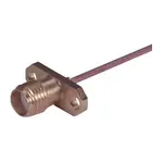 Conn SMA 0Hz to 18GHz 50Ohm Solder ST Cable Mount F Gold Over Nickel Single