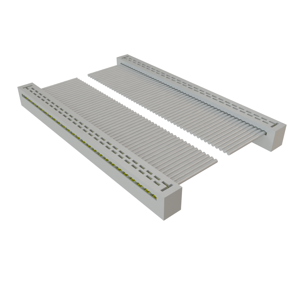 Samtec-TCSD-25-D-03.00-01-F Flachband Kabelbaugruppen Cable Assembly 0.076m 28AWG 1mm 50 to 50 POS IDC Connector to IDC Connector F-F TIGER EYE™ Bulk