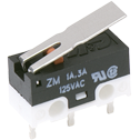 Littelfuse-ZMCJF7L0T Action d&rsquo;interrupteur à pression Switch Snap Action N.O./N.C. SPDT Leaf Lever 3A 125VAC 1.47N Thru-Hole PC Pins Automotive Bulk