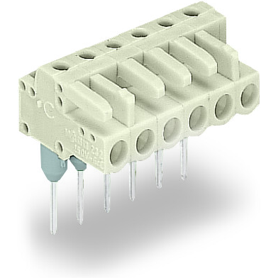 WAGO-722-239/005-000 Steckverbinderleisten und Leiterplattenbuchsen Conn PC Header F 9 POS 5mm Solder RA Thru-Hole 15A Box