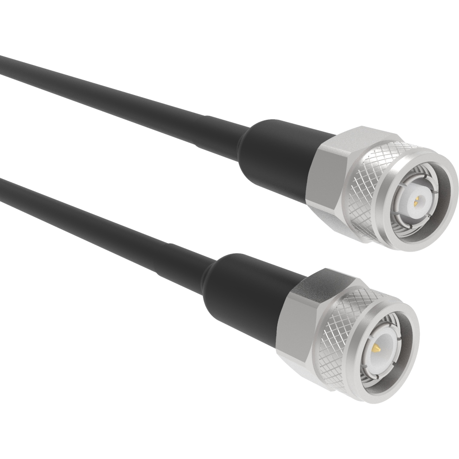 Amphenol-095-850-306M15L Cable Assembly Coaxial RP-TNC Straight Plug to TNC Straight Plug LMR-240-UF 50 Ohm 15 Meter (590.55 Inches)