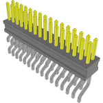 Conn Unshrouded Header HDR 32 POS 1.27mm Solder RA Side Entry SMD TIGER CLAW™ Tube