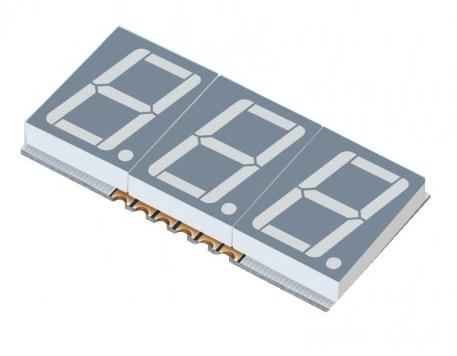 Everlight Electronics-EADST056GA1 分段式 LED 显示器 Display square4 Surface-mount
