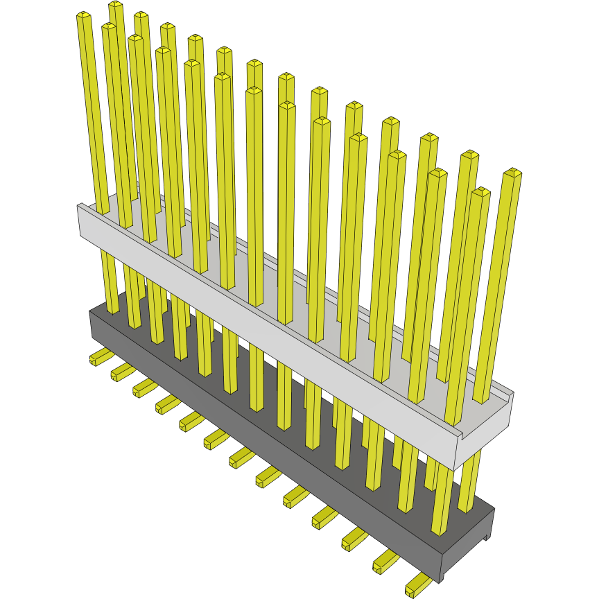 Samtec-HW-13-20-G-D-511-SM Cabezales del conector y receptáculos PCB Conn Board Stacker HDR 26 POS 2.54mm Solder ST Top Entry SMD Tube