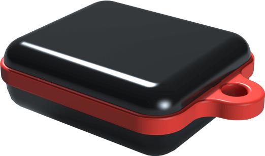 Serpac Electronic Enclosures-CXL23ABKANO  Black Polycarbonate Waterproof Pendant Enclosure with Neon Orange Seal	 <h4><strong>CALIFORNIA&nbsp;PROPOSITION</strong> ⚠️<strong>65&nbsp;WARNING</strong>⚠️</h4>