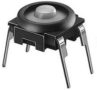 knitter-switch-TMP 1-1 Commutateur tactile Switch Tactile N.O. SPST Round Button PC Pins 0.02A 50VDC 0.5VA 1000000Cycles 4.5N Thru-Hole