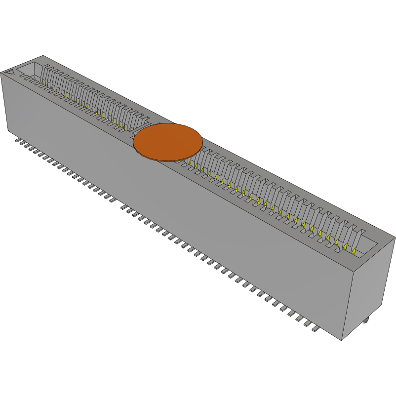 Samtec-MEC1-150-02-FM-D-A-K Steckverbinder, Kartenrand Conn Card Edge SKT 100 POS 1mm Solder ST SMD Tube